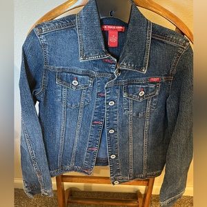 U.S.Polo Denim Jacket - size medium but fits more like a Size 2,4,6
